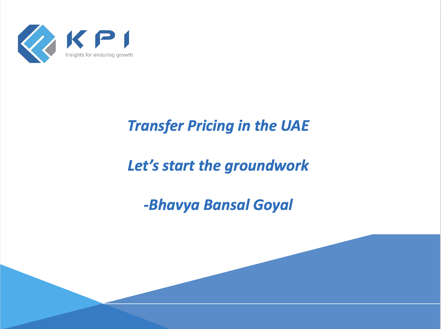 Transfer Pricing Presentation